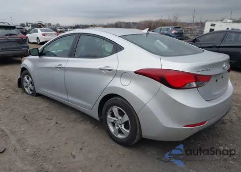 2015 Hyundai Elantra Se z USA, uszkodzony, nr VIN 5NPDH4AE0FH556252